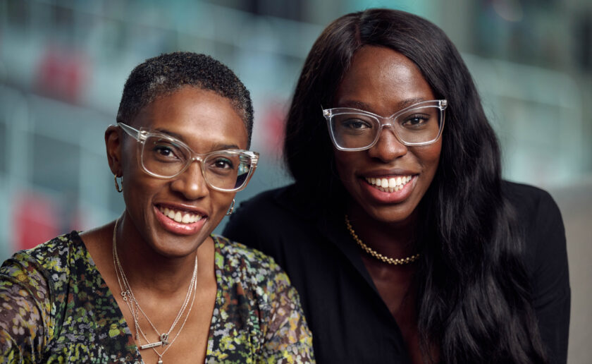 Shaline Manhertz and Kristianah Fasunloye