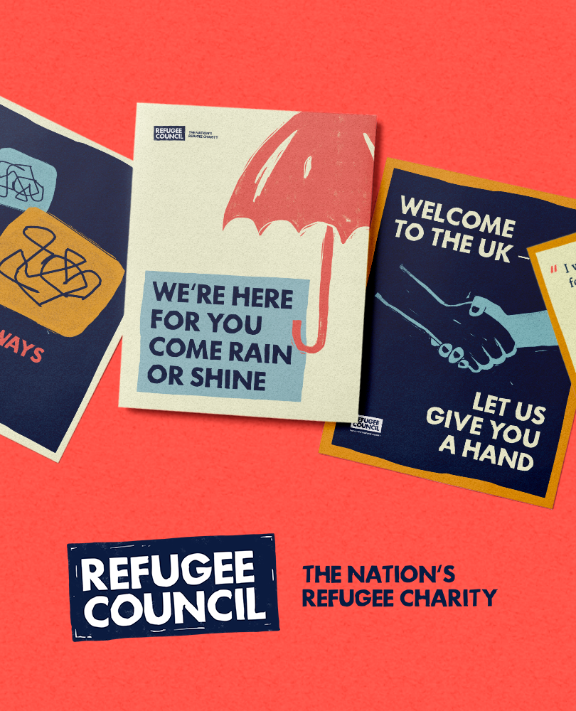 Co-created Brand Refresh | Refugee Council - Shape History